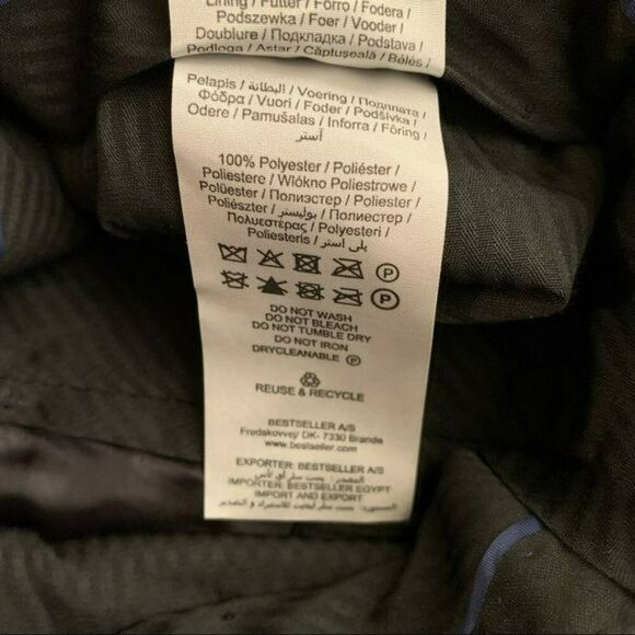 ASOS Jack and Jones premium slim fit stretch suit trousers in blue - 32x32 - Picture 6 of 10